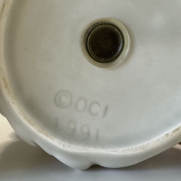 Fitz and Floyd OCI Salt & Pepper Shaker Set Santa Claus Christmas Holiday VTG - Picture 7 of 13